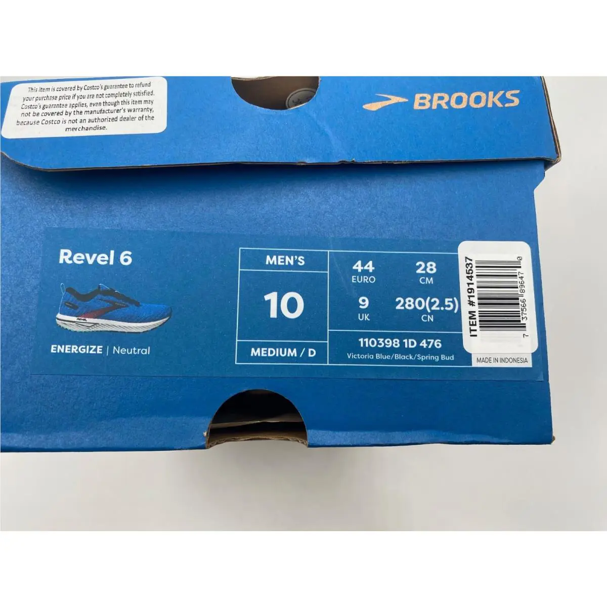 Brooks shoes - Brooks Revel 6 - Revel - 110398-1D-476 - Blue 6