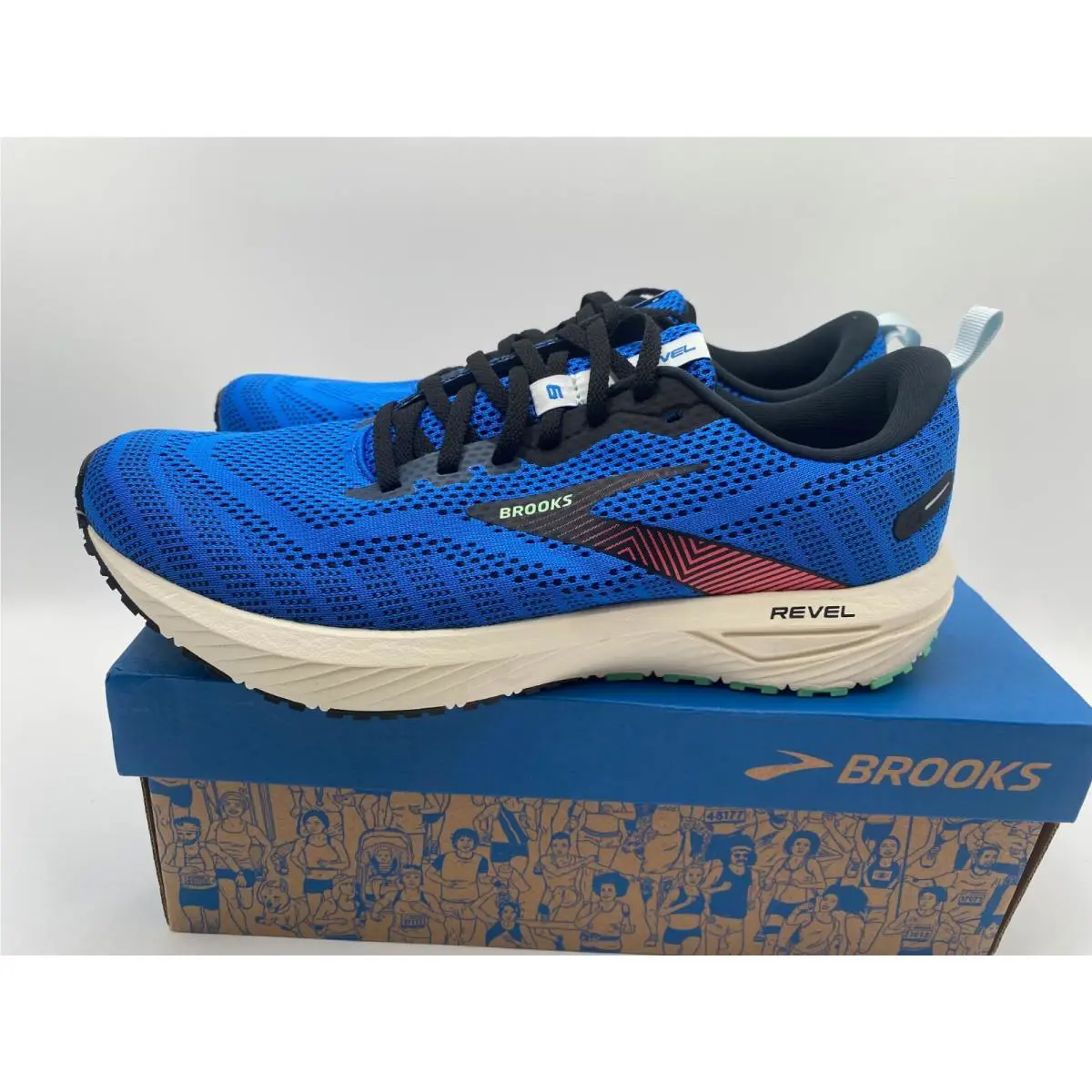 Brooks shoes - Brooks Revel 6 - Revel - 110398-1D-476 - Blue 7