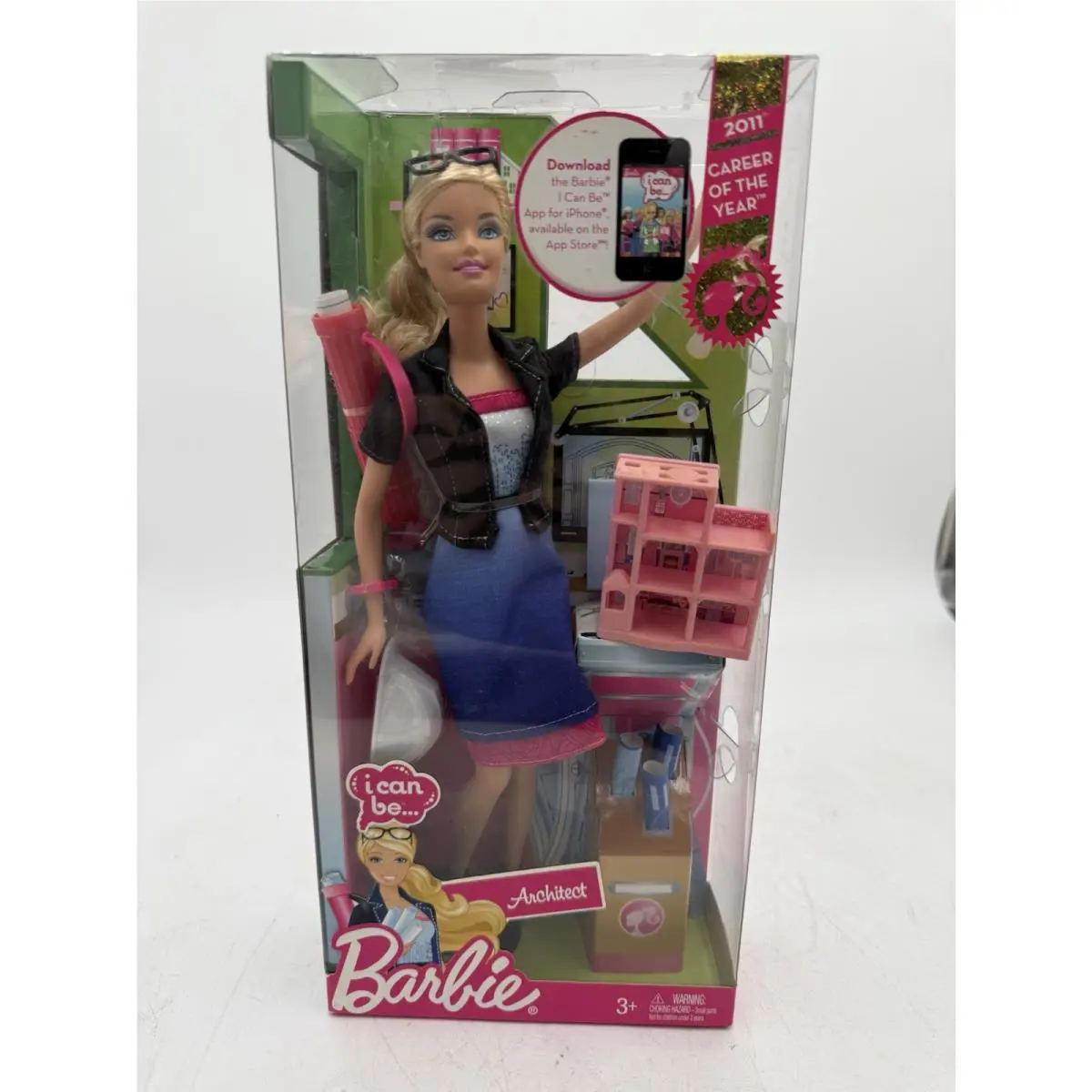 Barbie I Can 2011 Career of The Year Nos in Packaging