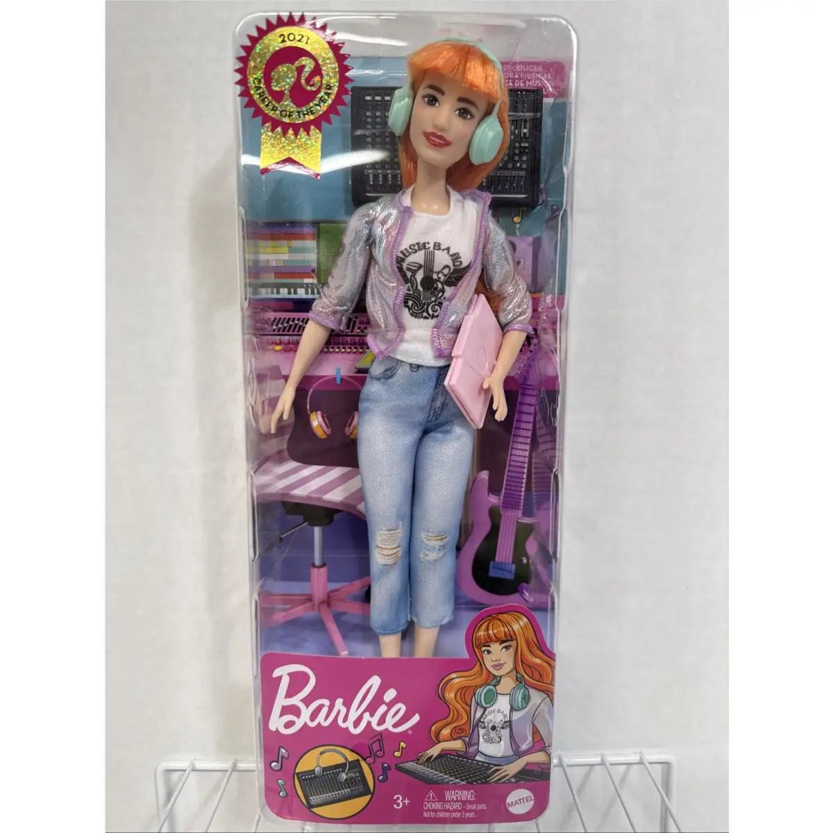 Barbie Career of The Year Music Producer Doll with Orange Hair Gtn 79