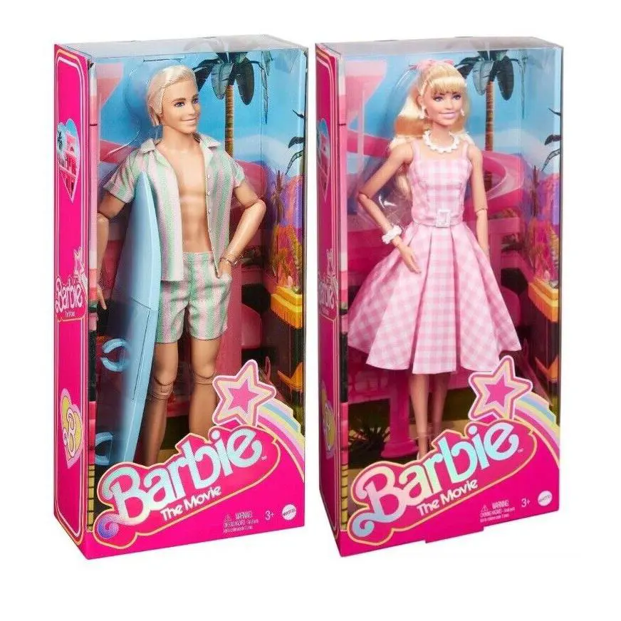 Barbie The Movie Doll Set Barbie and Ken Margo Robbi Ryan Gosling Dolls