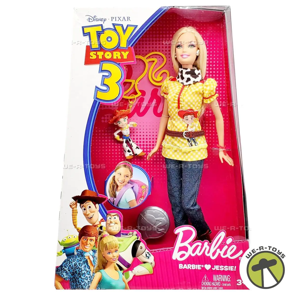 Barbie Toy Story 3 Barbie Loves Jessie Doll 2009 Mattel T2966