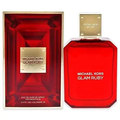 Michael Kors Glam Ruby Michael Kors 3.4 Oz Factory Seated 1 Free Perfume