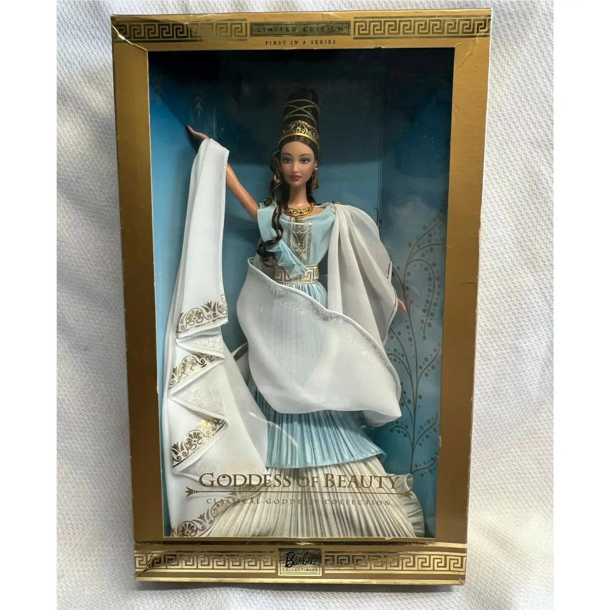 2000 Barbie Doll Goddess Of Beauty 1st In Series Ltd Edt Box 27286 Mattel
