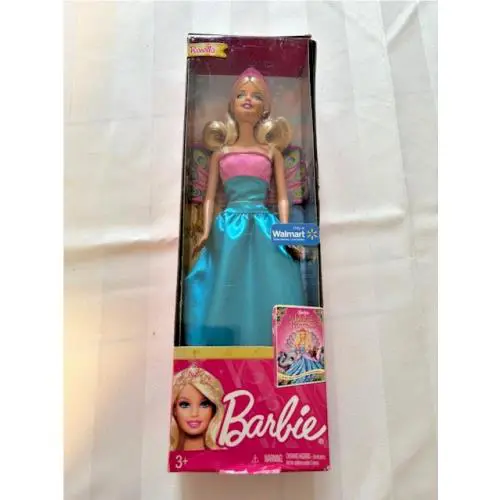 2012 Rosella The Island Princess Barbie Doll Mattel BBV34 Blonde Pink Crown