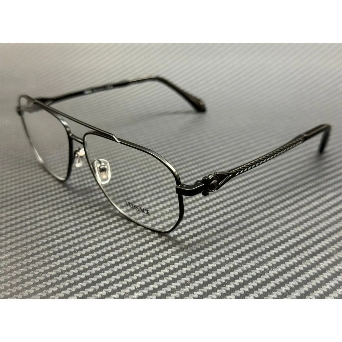 Versace VE1307 1436 Matte Black Men`s 59 mm Eyeglasses