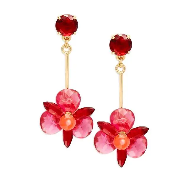 Blooming Brilliant Drop Earrings Modern Striking Memorable Chic by Kate Spade
