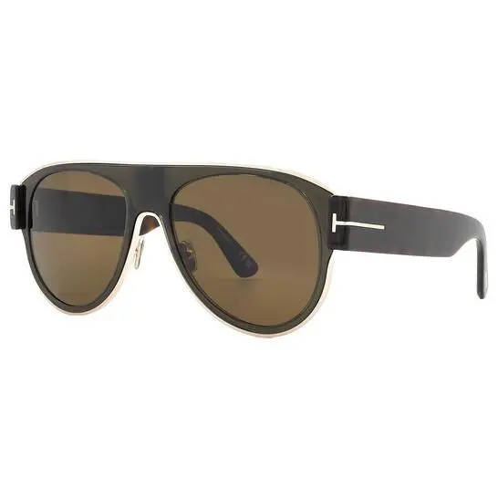 Lyle Brown Pilot Unisex Sunglasses FT1074 51J by Tom Ford