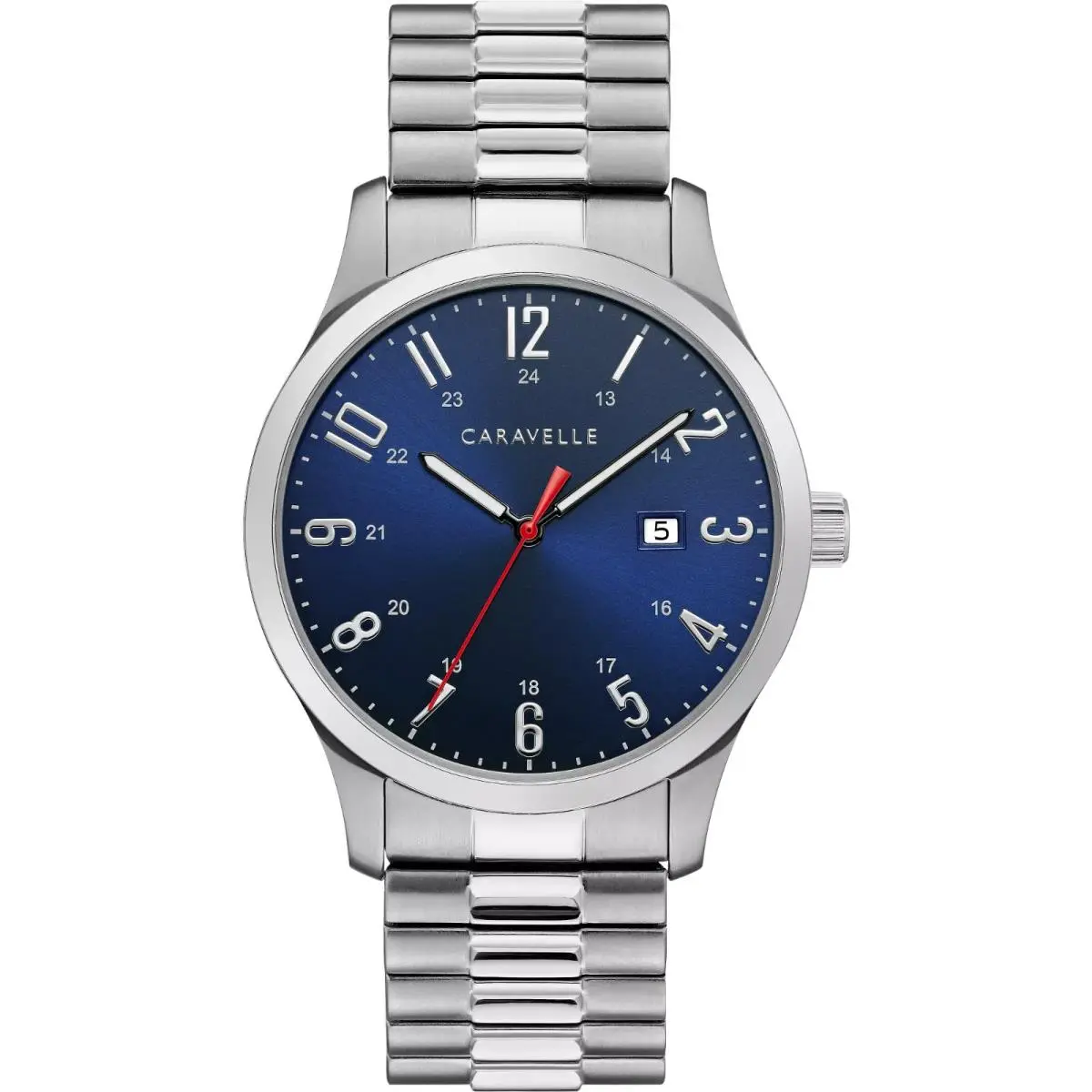 Caravelle by Bulova Traditional Men`s Stainless Steel Watch 43B161