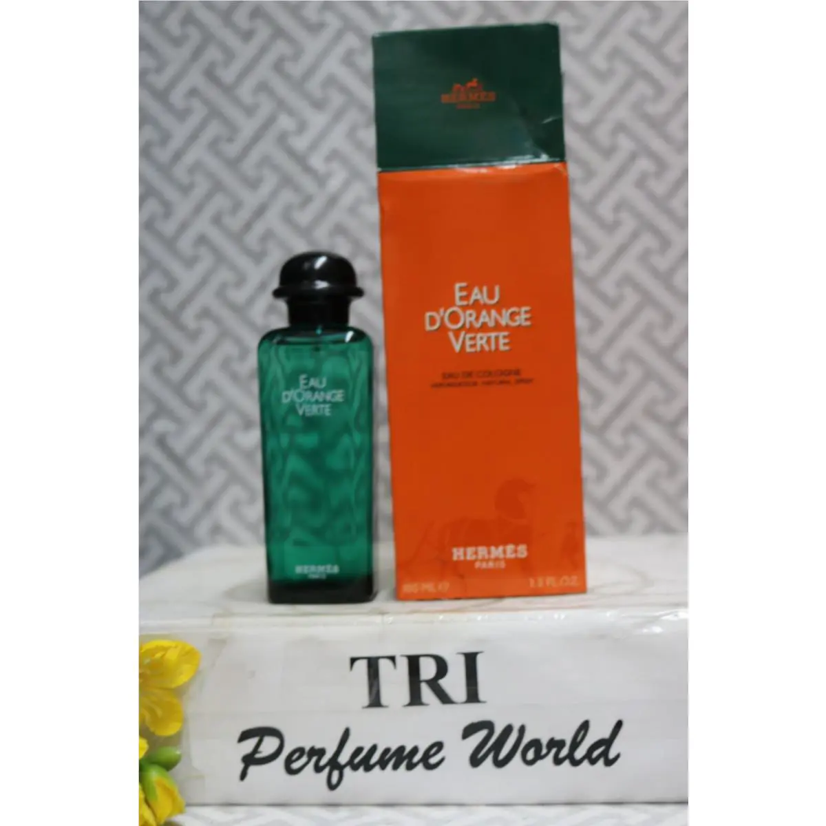 Eau D`orange Verte Hermes Eau de Cologne Men Spray 3.3 Fl. oz