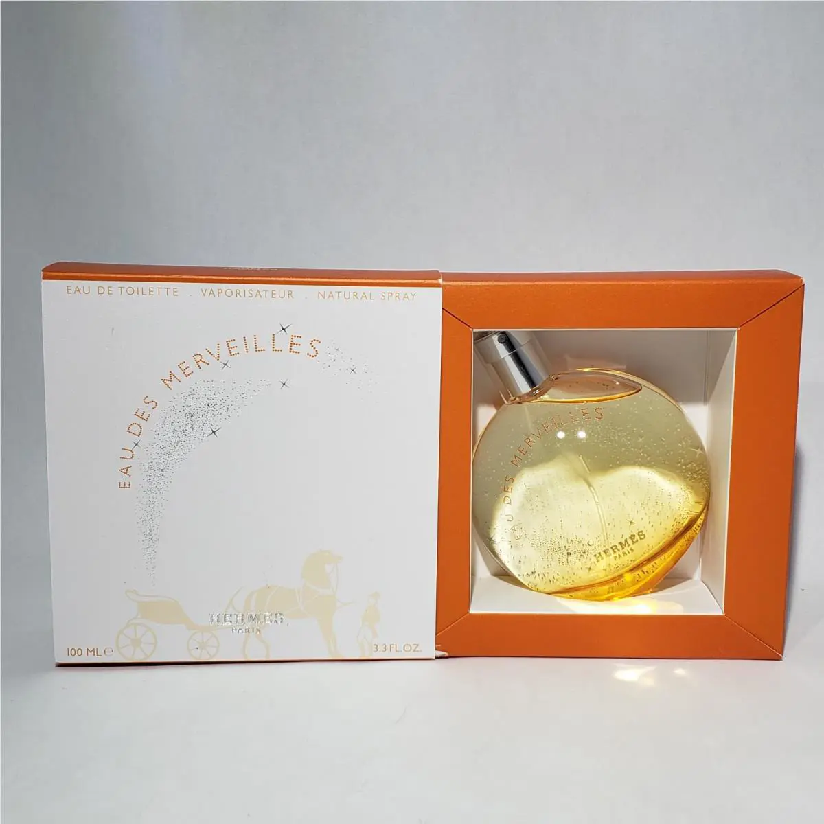 Hermes Eau Des Merveilles 100 ml / 3.3 fl oz Eau de Toilette Natural Spray