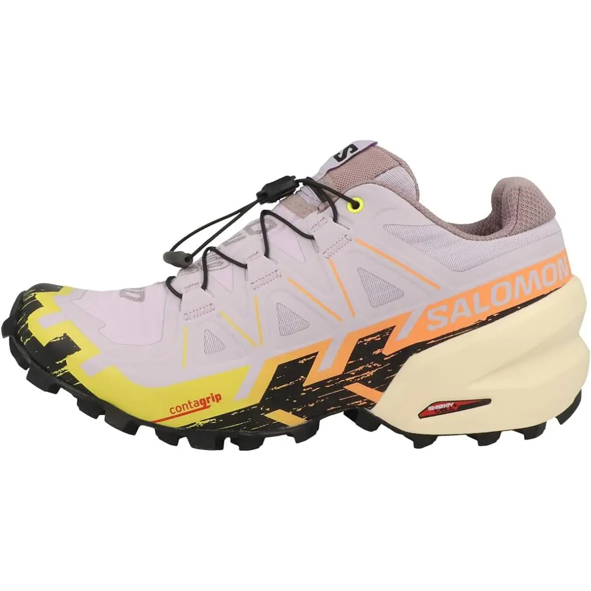 Salomon shoes - Salomon Speedcross 6 - Speedcross - L47466000 - Orchid Petal/Black/Sulphur Spring 1