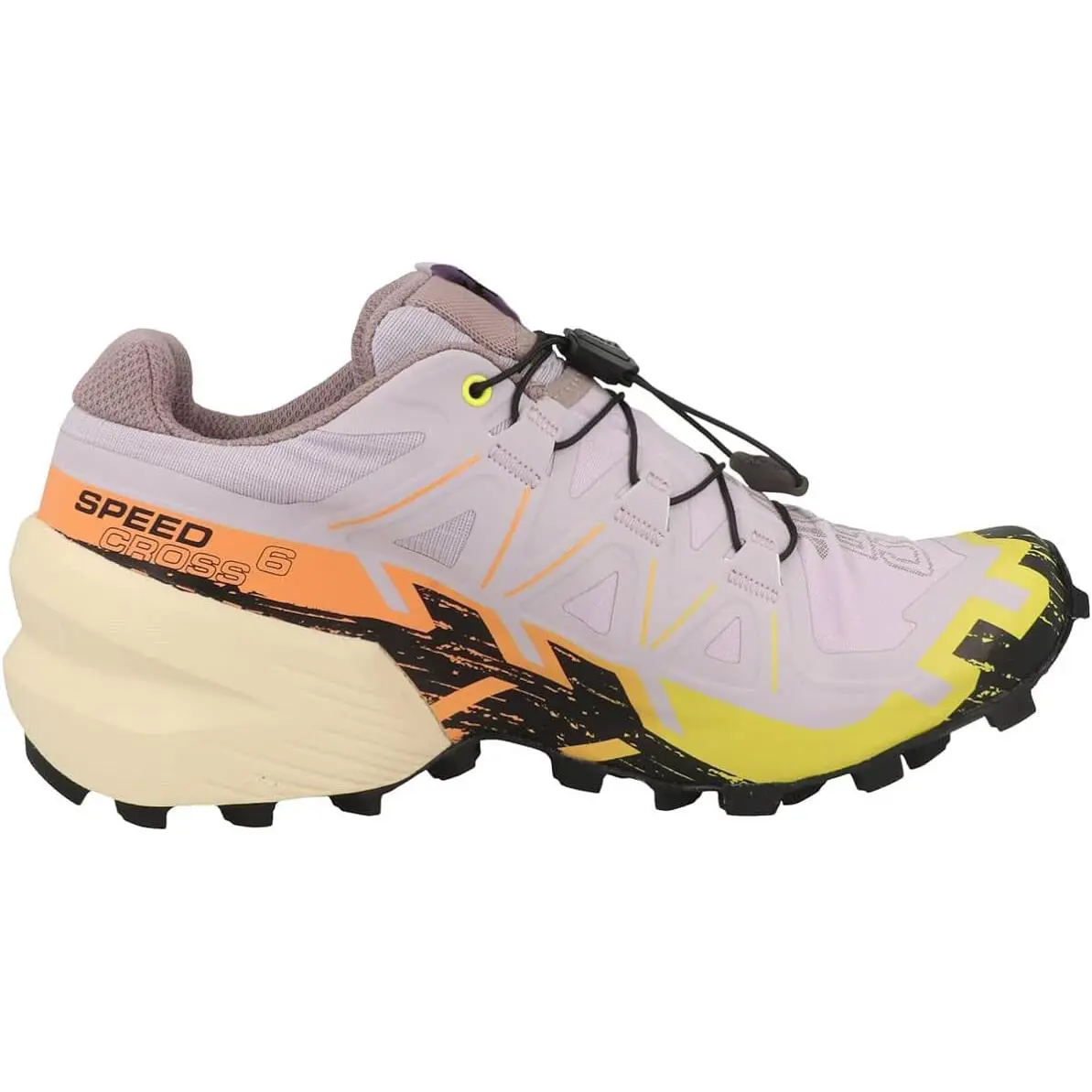 Salomon shoes - Salomon Speedcross 6 - Speedcross - L47466000 - Orchid Petal/Black/Sulphur Spring 4