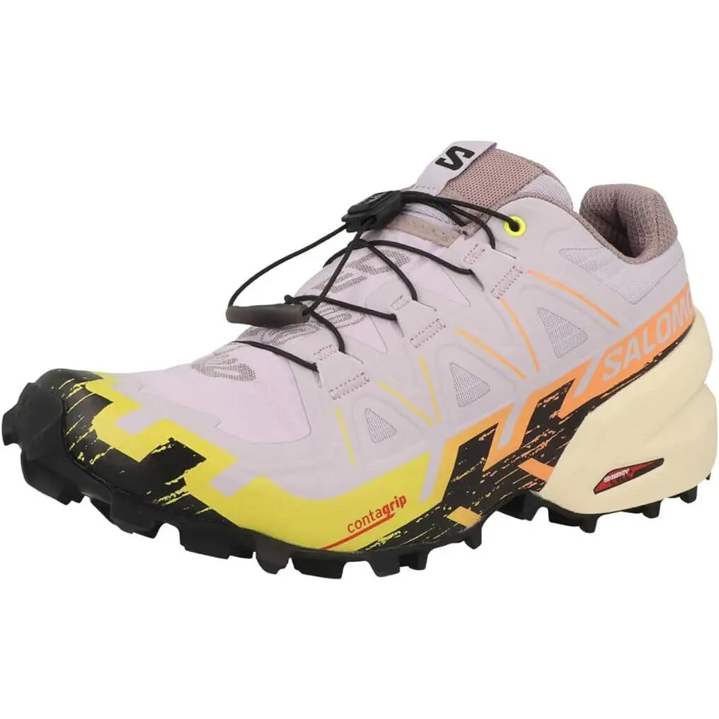 Salomon shoes - Salomon Speedcross 6 - Speedcross - L47466000 - Orchid Petal/Black/Sulphur Spring 5