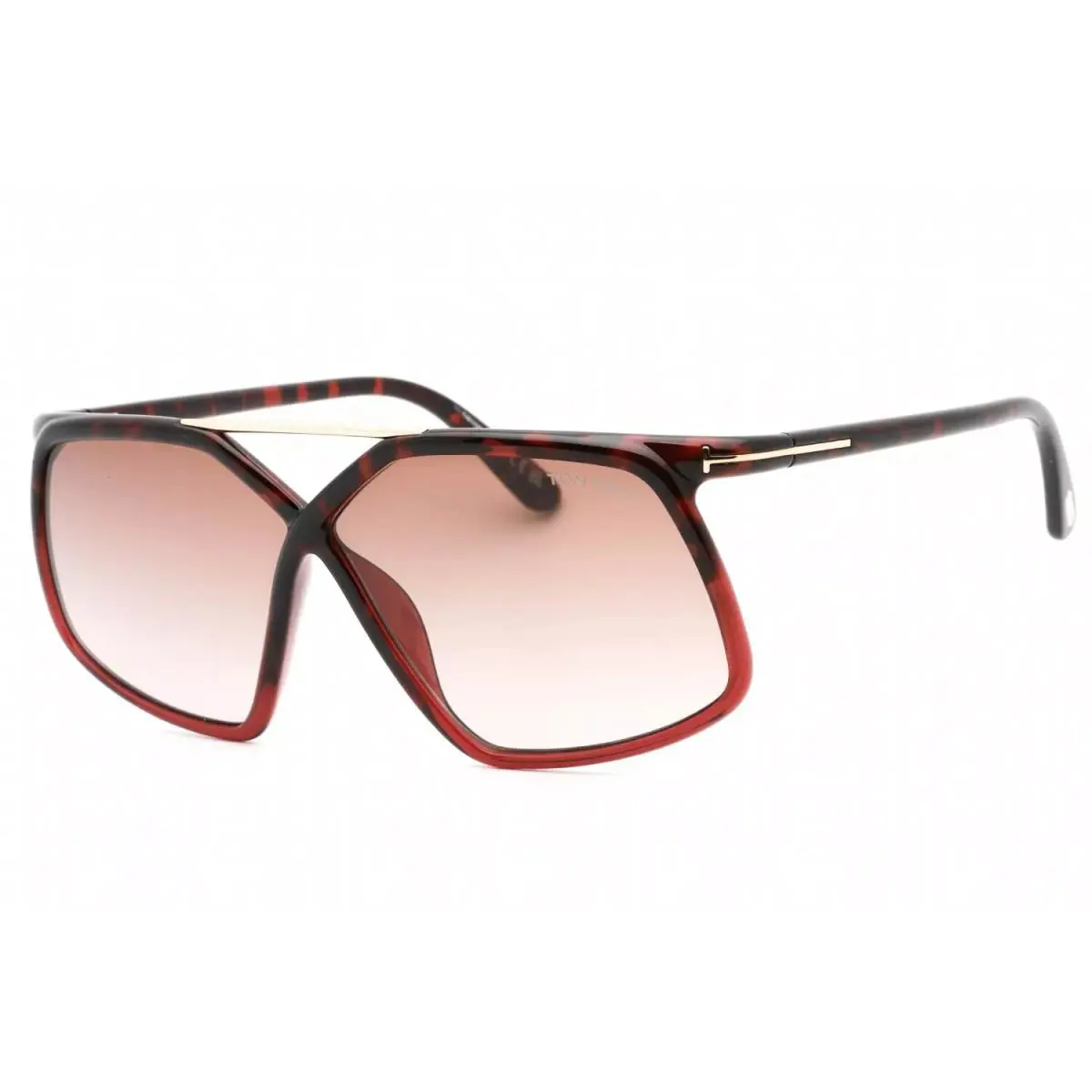 Tom Ford FT TF1038 56Z Pilot Havana/gradient Violet Sunglasses Frame