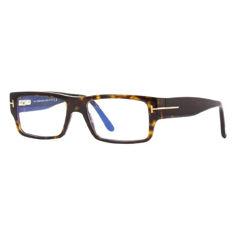 Tom Ford FT5835-B 052 Dark Havana/clear Blue Light Block 54mm Eyeglasses