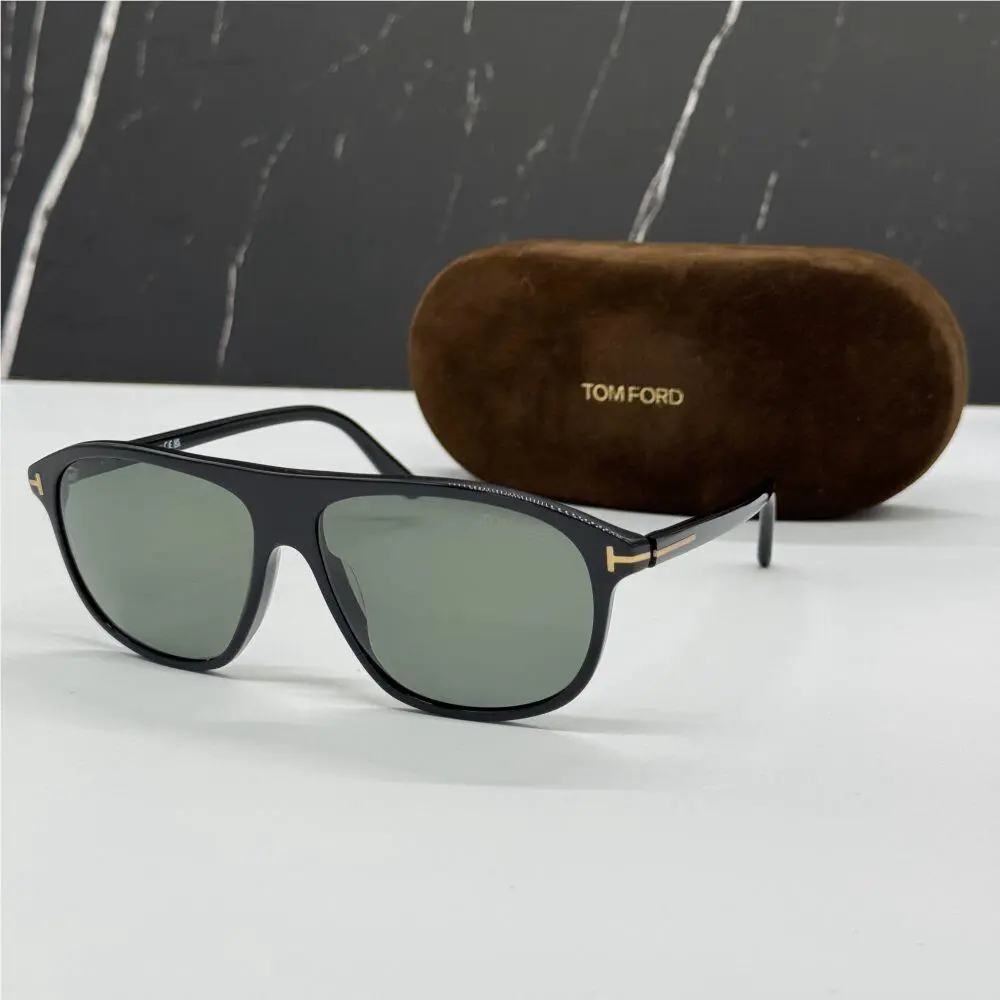 Tom Ford TF1027 01R Polarized Men Sunglasses Tom Ford Prescott FT1027/S 01R