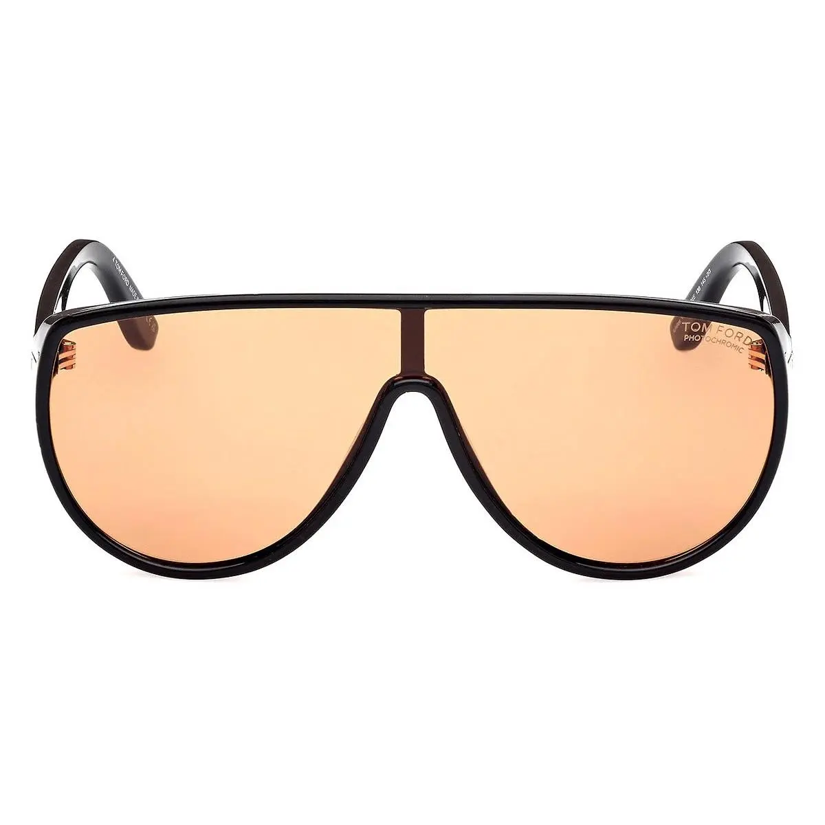 Tom Ford Achilles FT1182 Sunglasses Male Shiny Black 00mm - Frame: Shiny Black, Lens: Photochromic