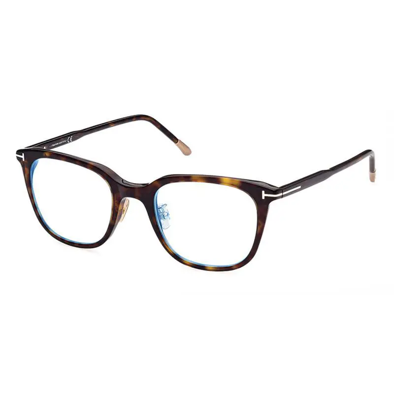 Tom Ford FT5776-D-B 052 Dark Havana/clear Blue Light Block 53mm Eyeglasses