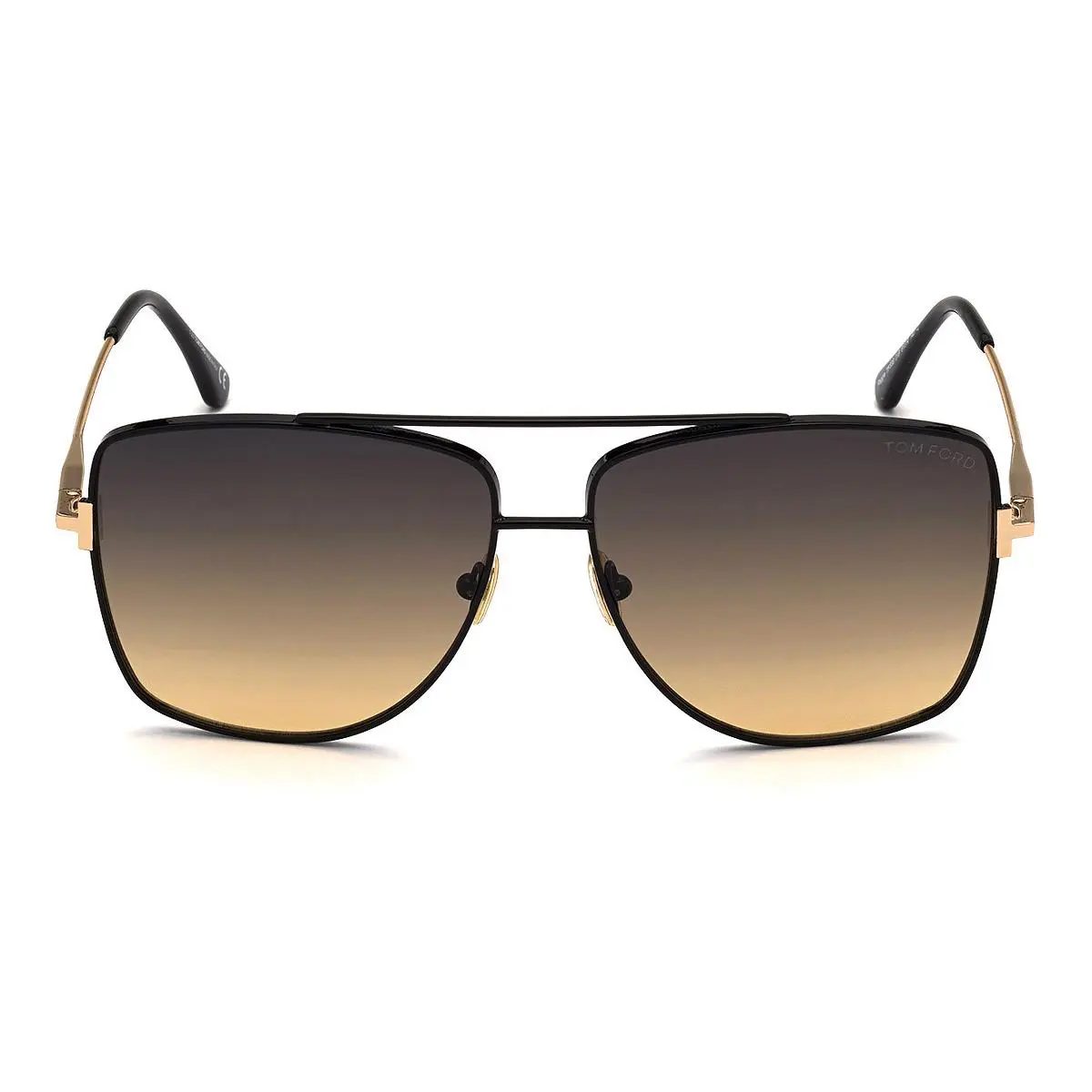 Tom Ford FT0838 Reggie Sunglasses Women Shiny Black 61mm