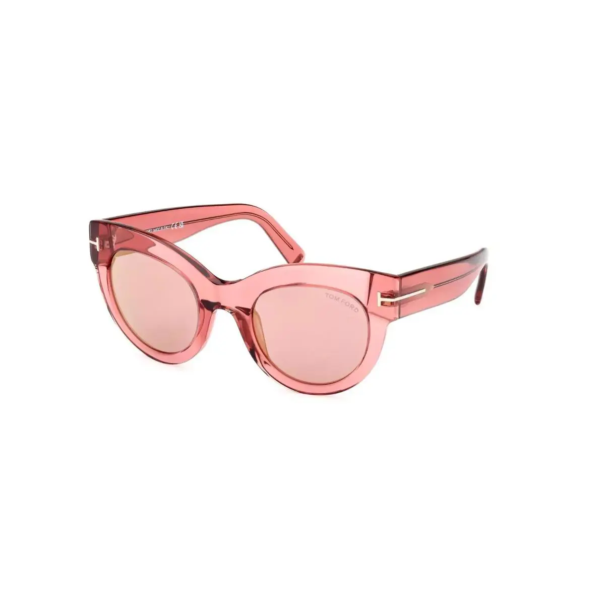 Tom Ford FT TF1063 72Z Cat Eye Crystal Pink/violet Sunglasses Frame