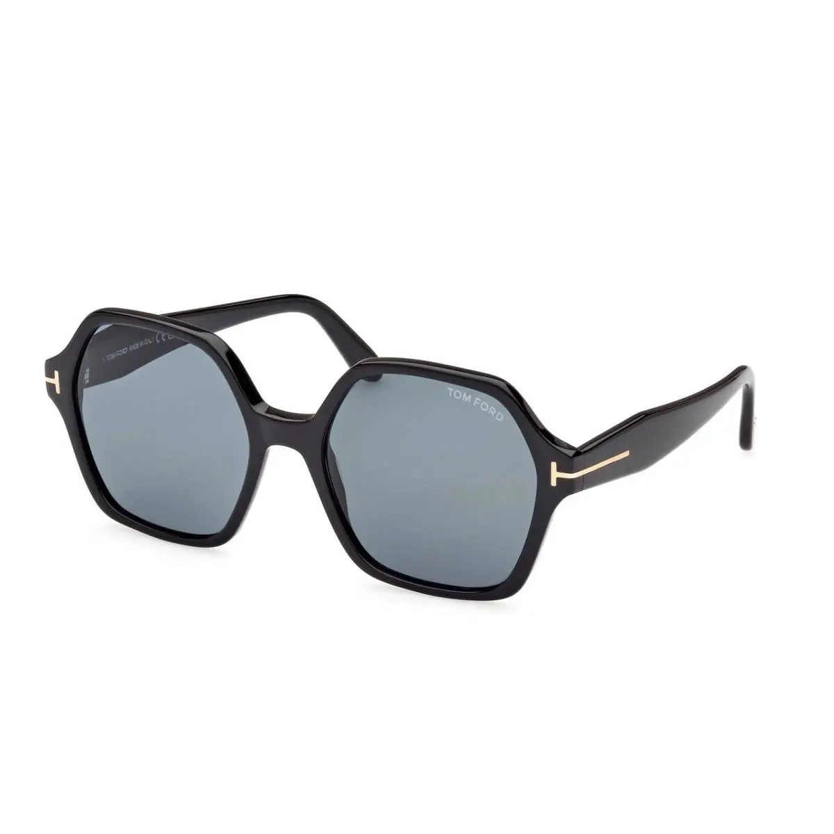 FT TF1032 01A Pilot Shiny Black/smoke Sunglasses by Tom Ford