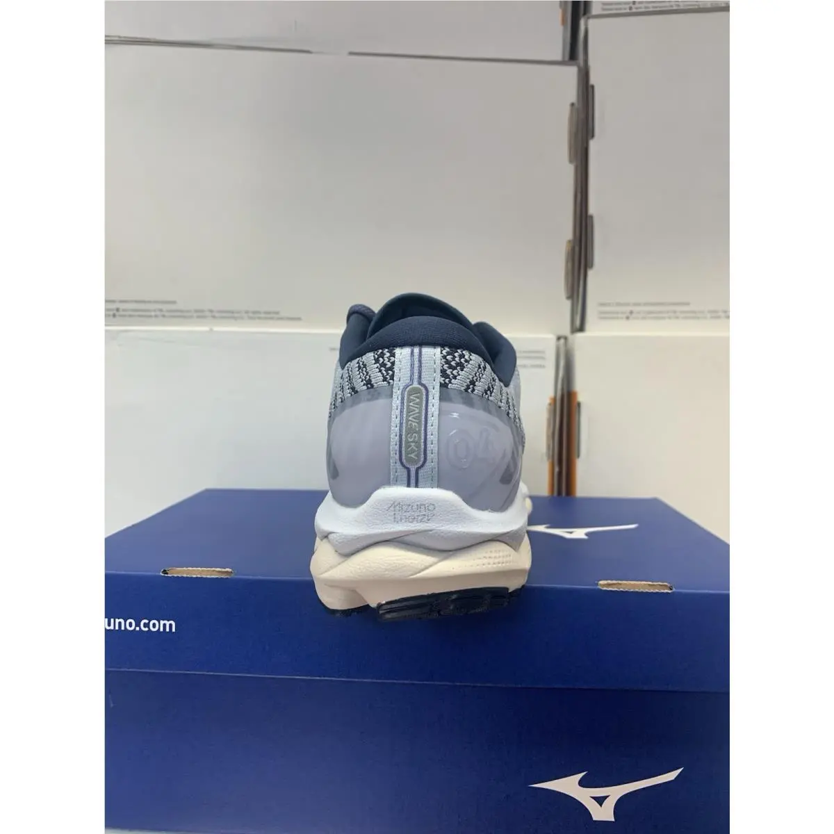 Mizuno shoes - Mizuno Wave Sky - Wave Sky - 4112225757 - Blue 0