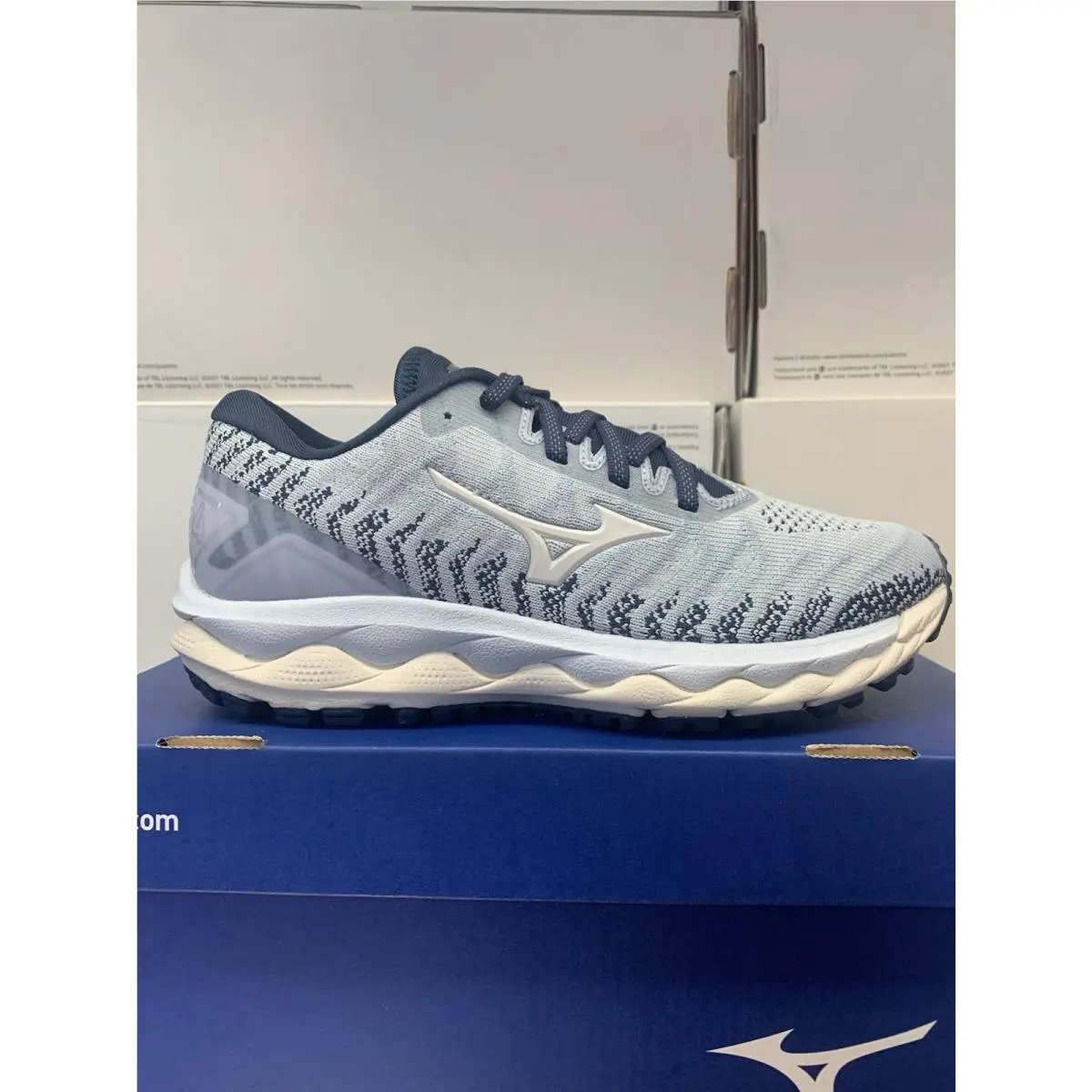 Mizuno shoes - Mizuno Wave Sky - Wave Sky - 4112225757 - Blue 8
