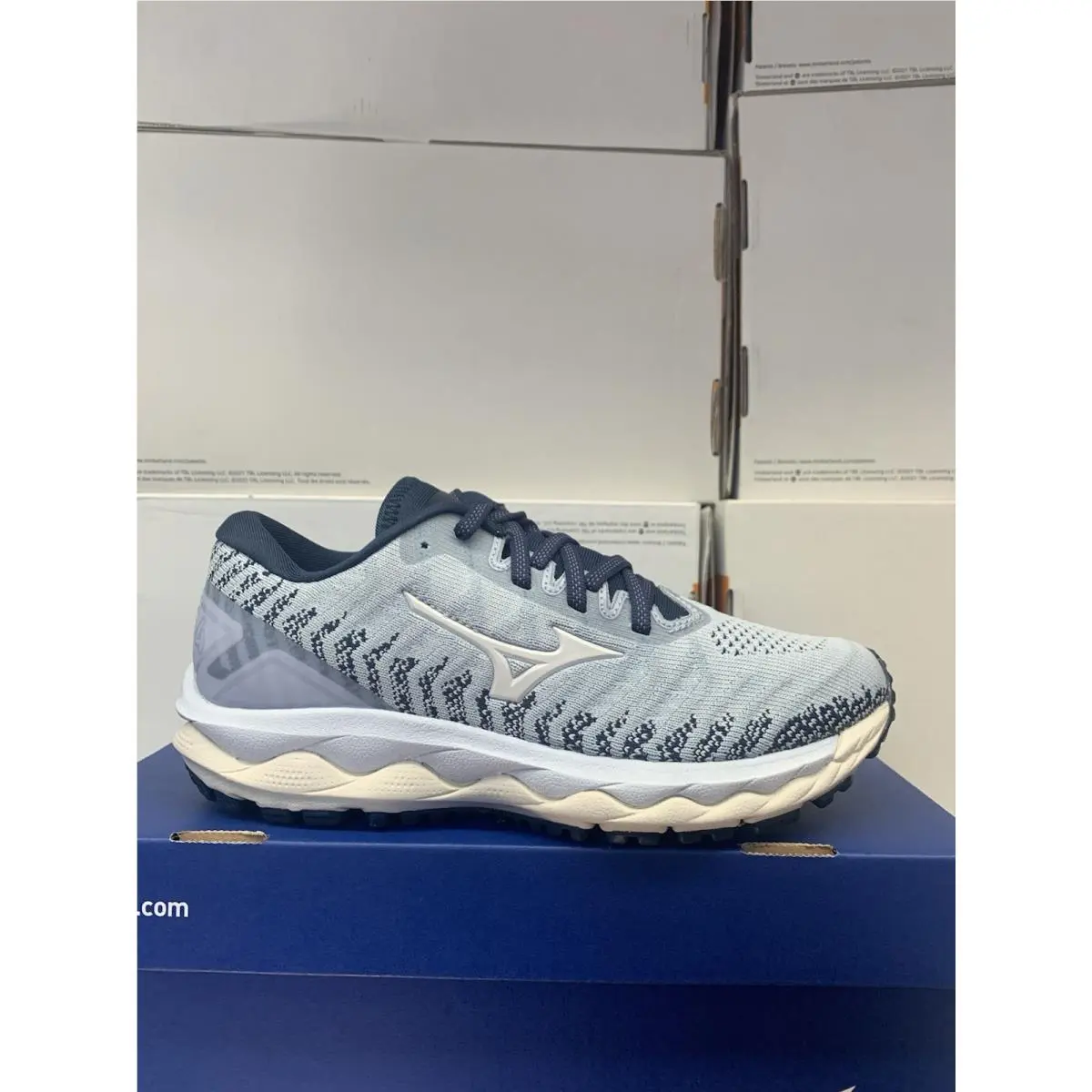 Mizuno shoes - Mizuno Wave Sky - Wave Sky - 4112225757 - Blue 4