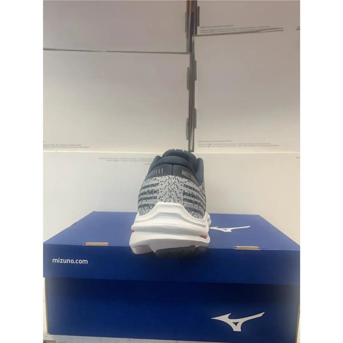 Mizuno shoes - MIZUNO WAZE INSPIRE 17 WAVEKNIT - 4113115366 - NAVY 0