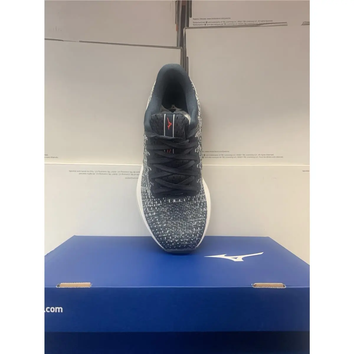 Mizuno shoes - MIZUNO WAZE INSPIRE 17 WAVEKNIT - 4113115366 - NAVY 7
