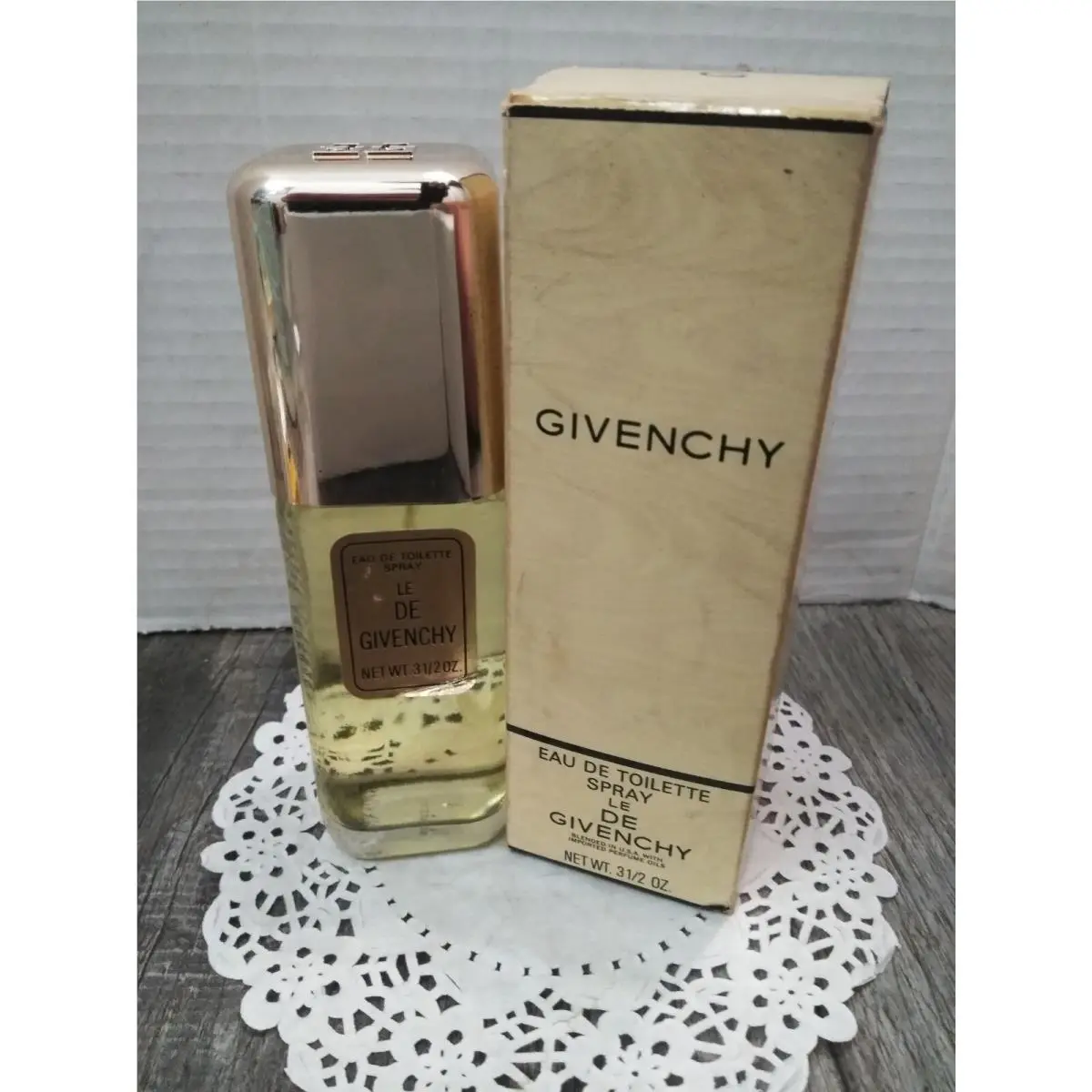 Vtg. Le De Givenchy By Givenchy Eau De Toilette 3.5 OZ W/ Box NO Barcode Read