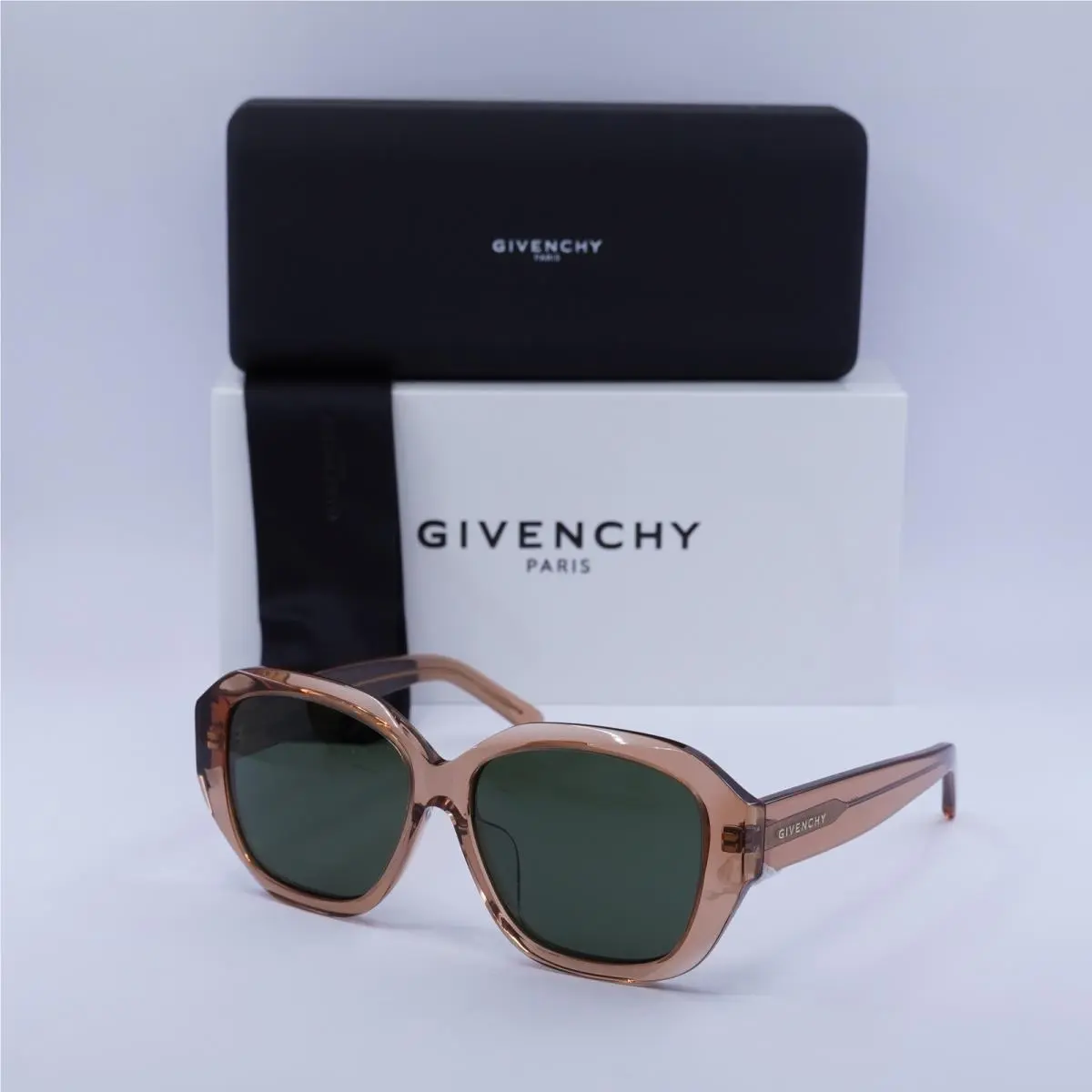 GV40075F 42N Shiny Orange/grey 56-14-140 Sunglasses by Givenchy