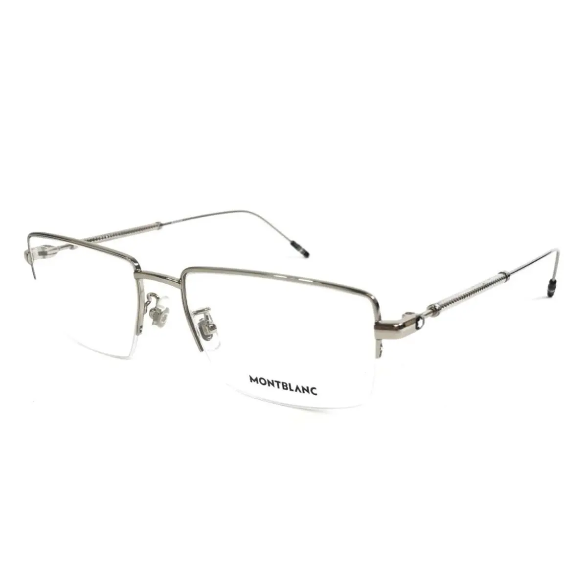 Montblanc MB0113O 001 Silver 56MM Eyeglasses 56-18-150