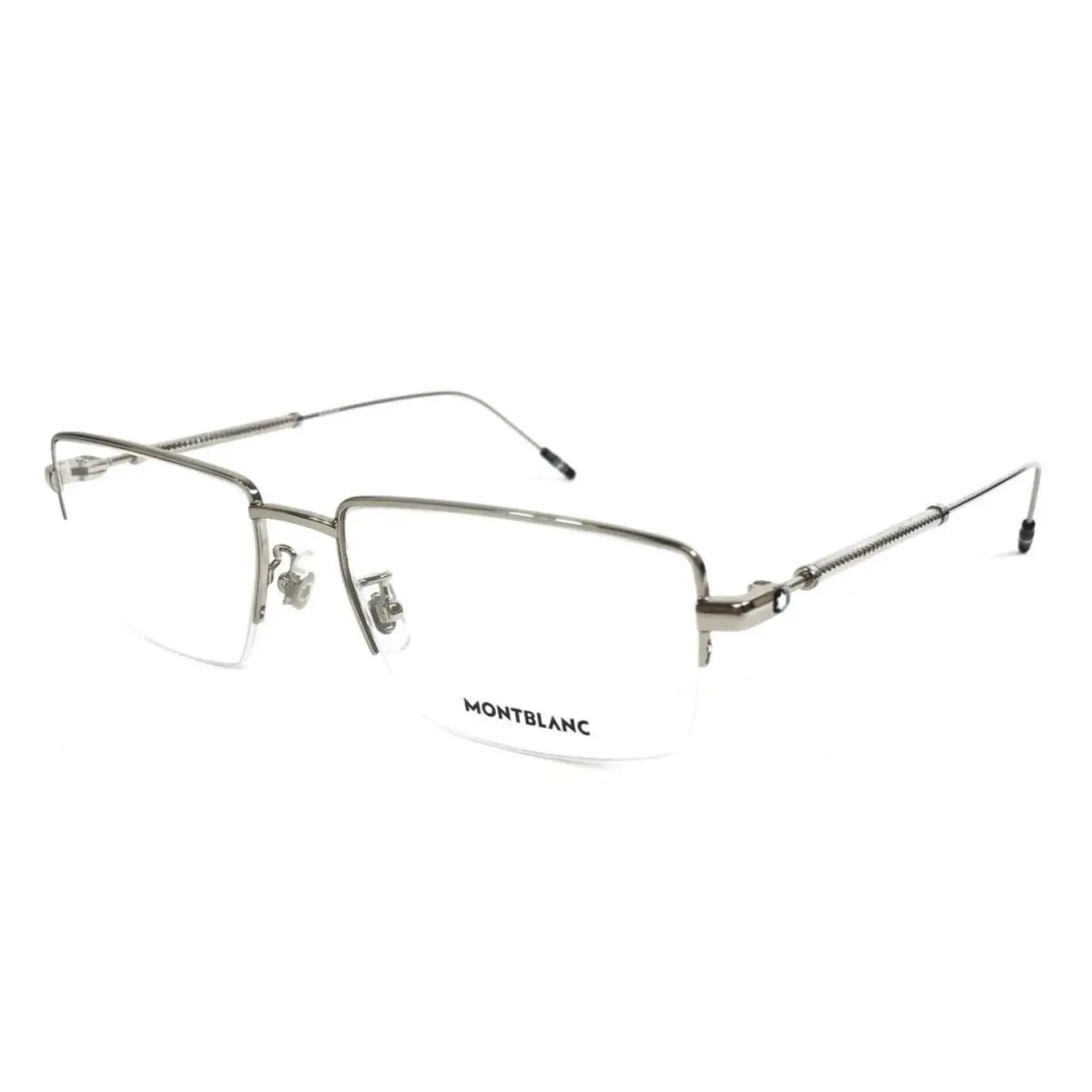 Montblanc MB0113O 001 Silver 56MM Eyeglasses 56-18-150
