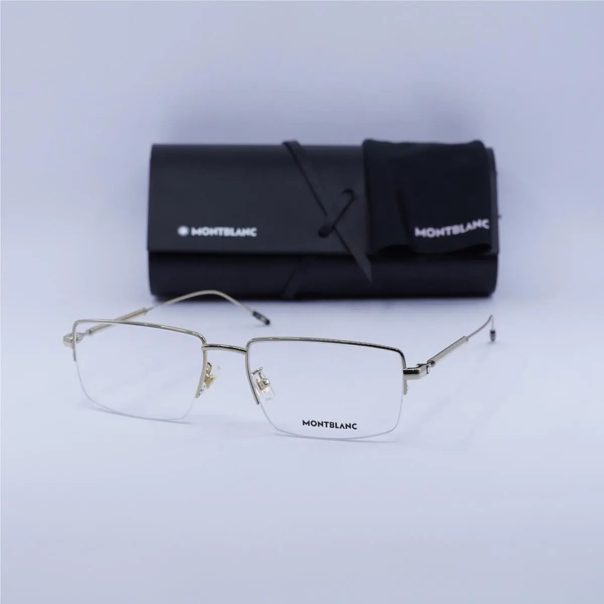 MB0113O 004 Gold 58mm Eyeglasses by Montblanc