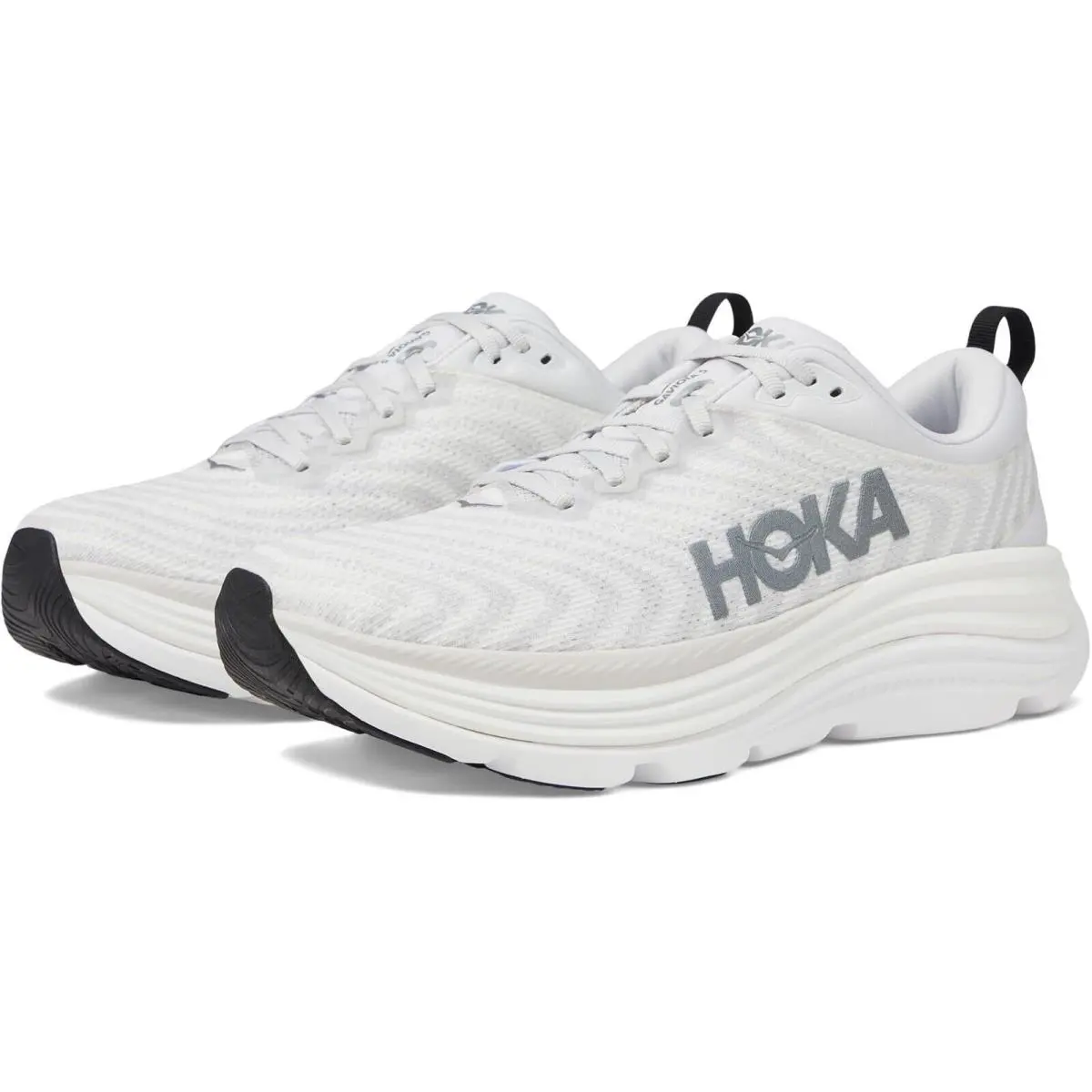 Hoka Z1947 Gaviota 5 Nimbus Cloud/steel Wool Men`s Running Shoes Size 13 D