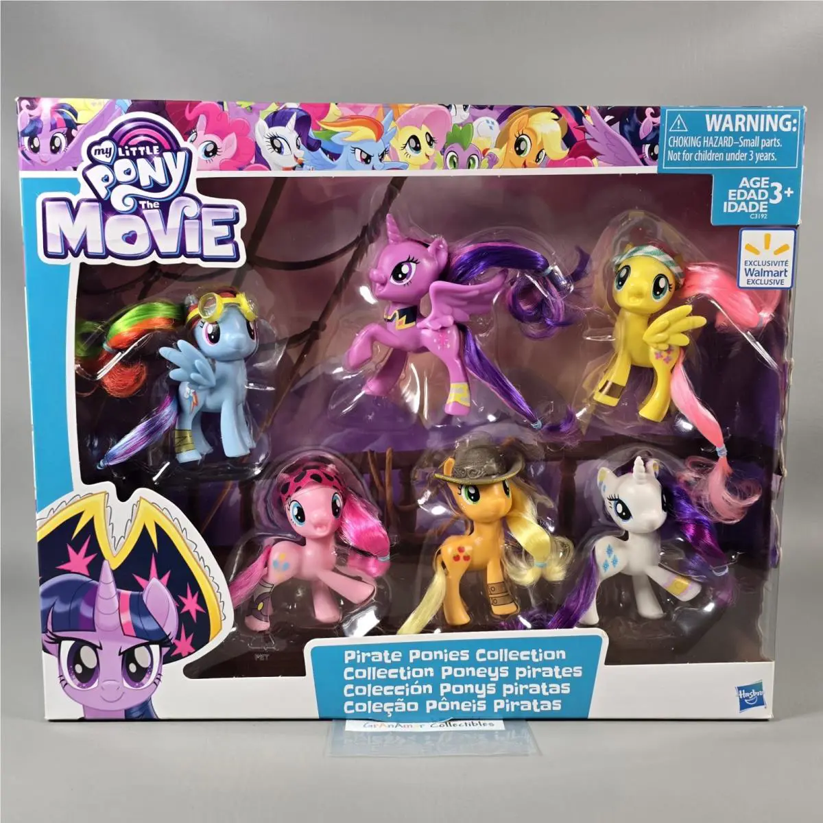 My Little Pony The Movie Pirate Ponies Collection Mane 6 Walmart Exclusive Bnisb