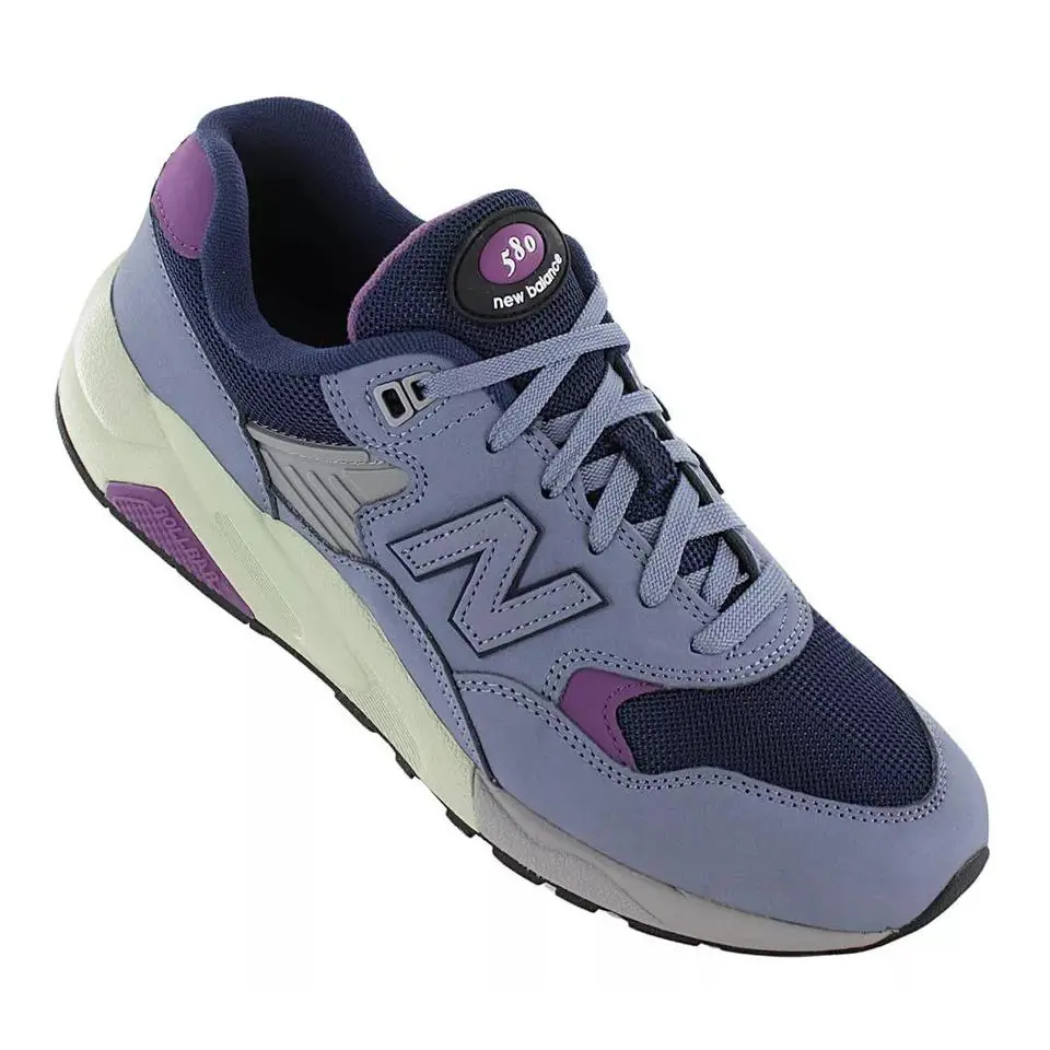 New Balance Mens 580 Classics Athletic Shoes MT580VB2 - GREY BLUE