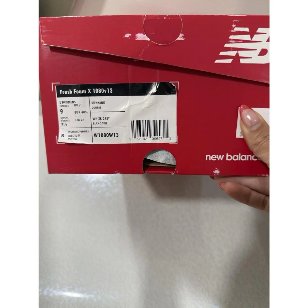 New Balance shoes - New Balance Fresh Foam 1080 V13 - W1080W13 - White (UPC: 196941397191) 4
