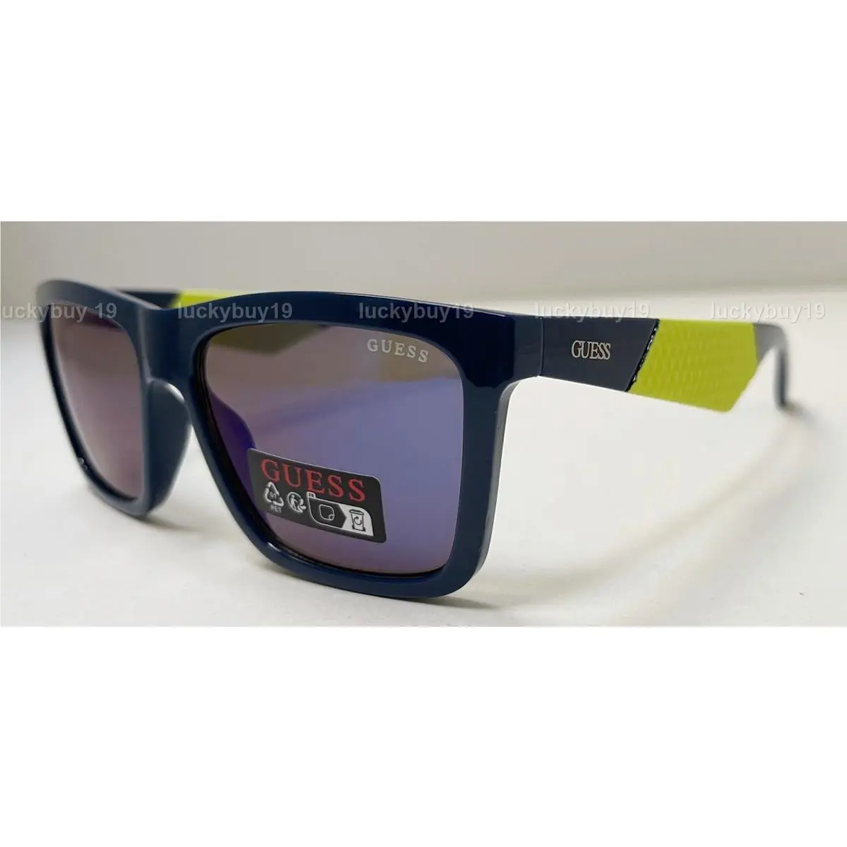 Guess GO 00067 Blue Mirrored Men`s Sunglasses Gift Idea /534/