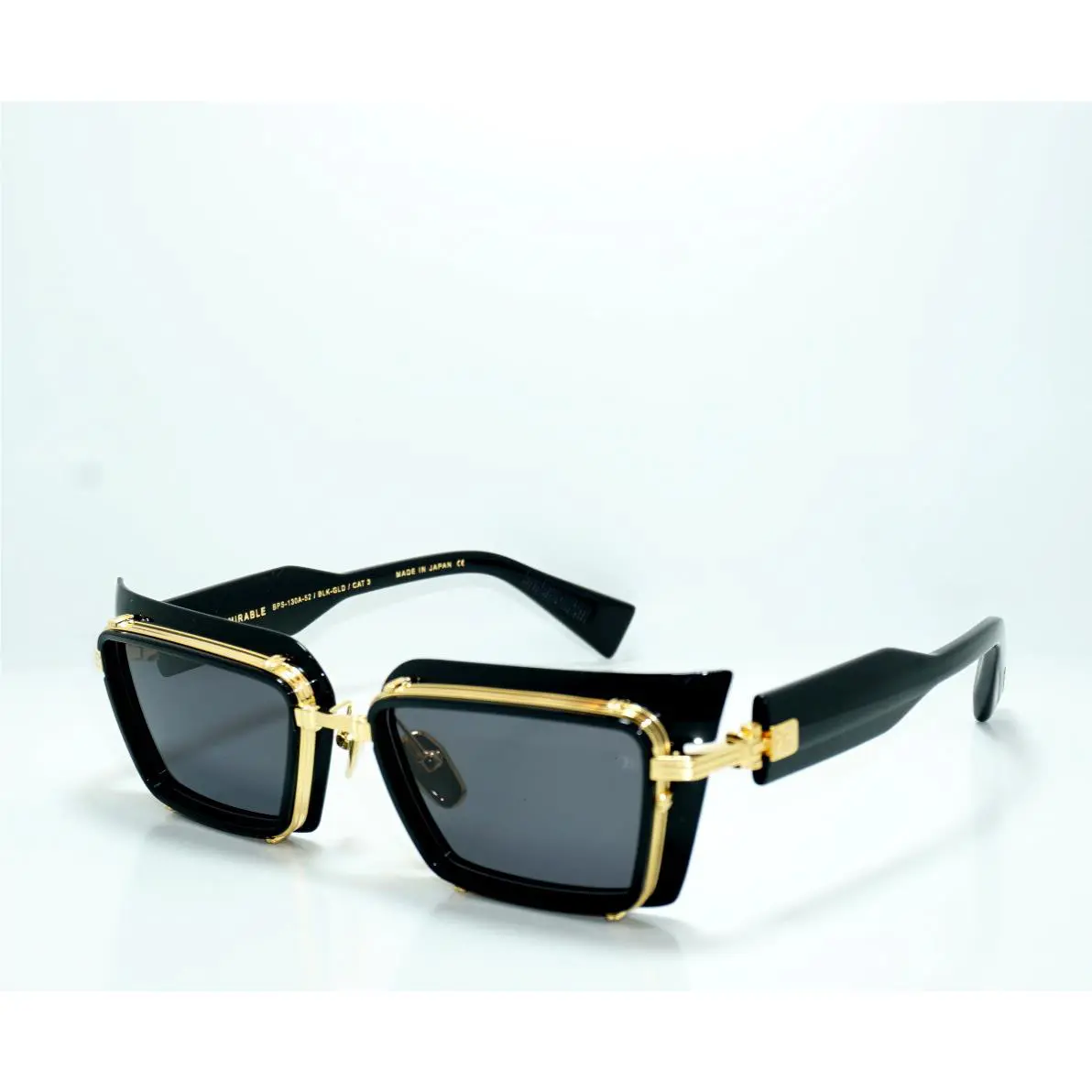 Balmain Admirable BPS-130A-52 Blk-gld Sunglasses