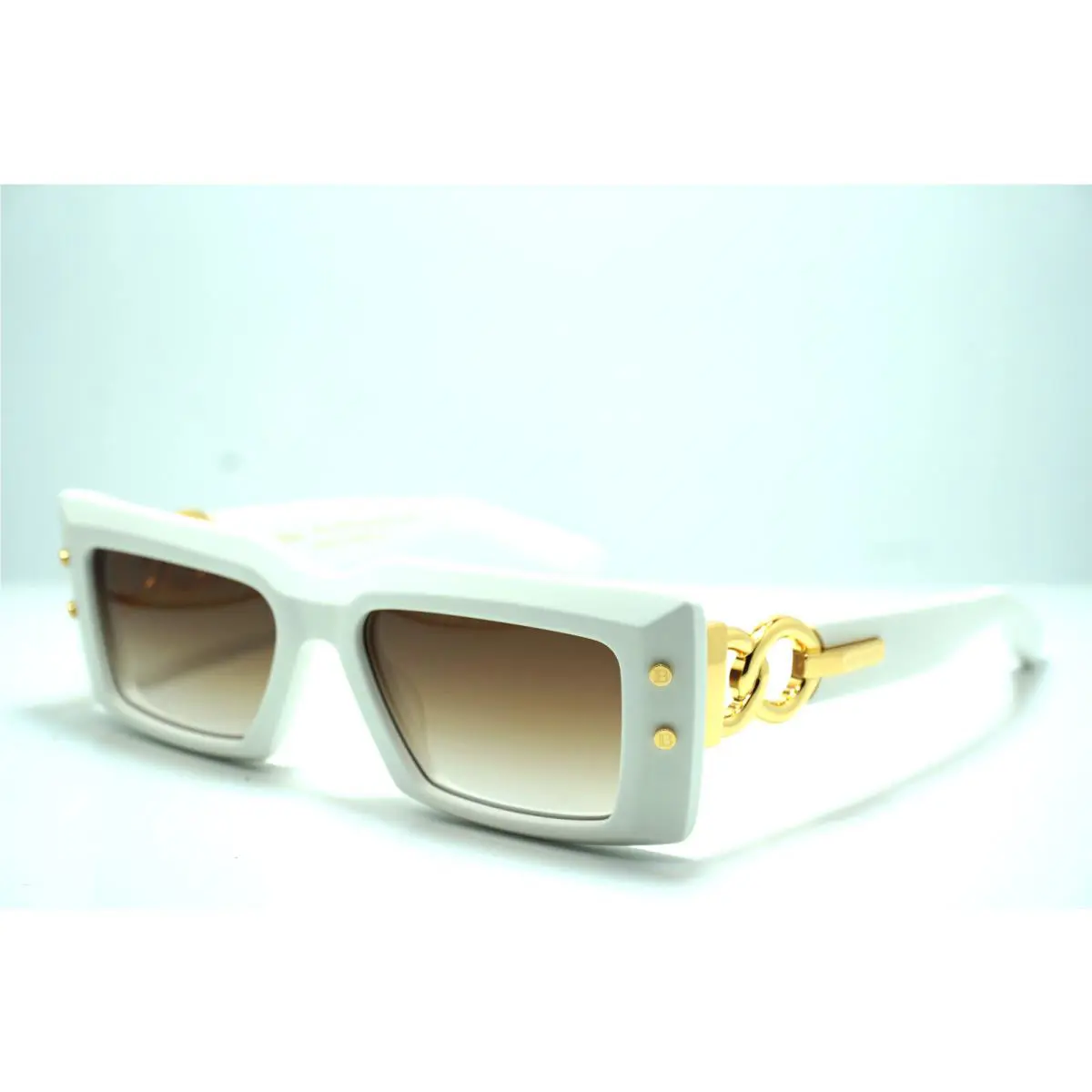 Balmain Imperial BPS-145E-53 / Wht-gld / Cat 3 Sunglasses