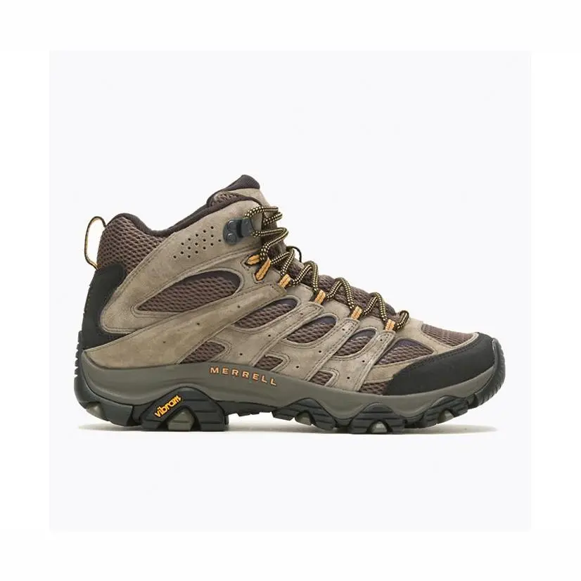 Merrell Men`s Moab 3 Mid Boots - Walnut - 9.5 - Walnut