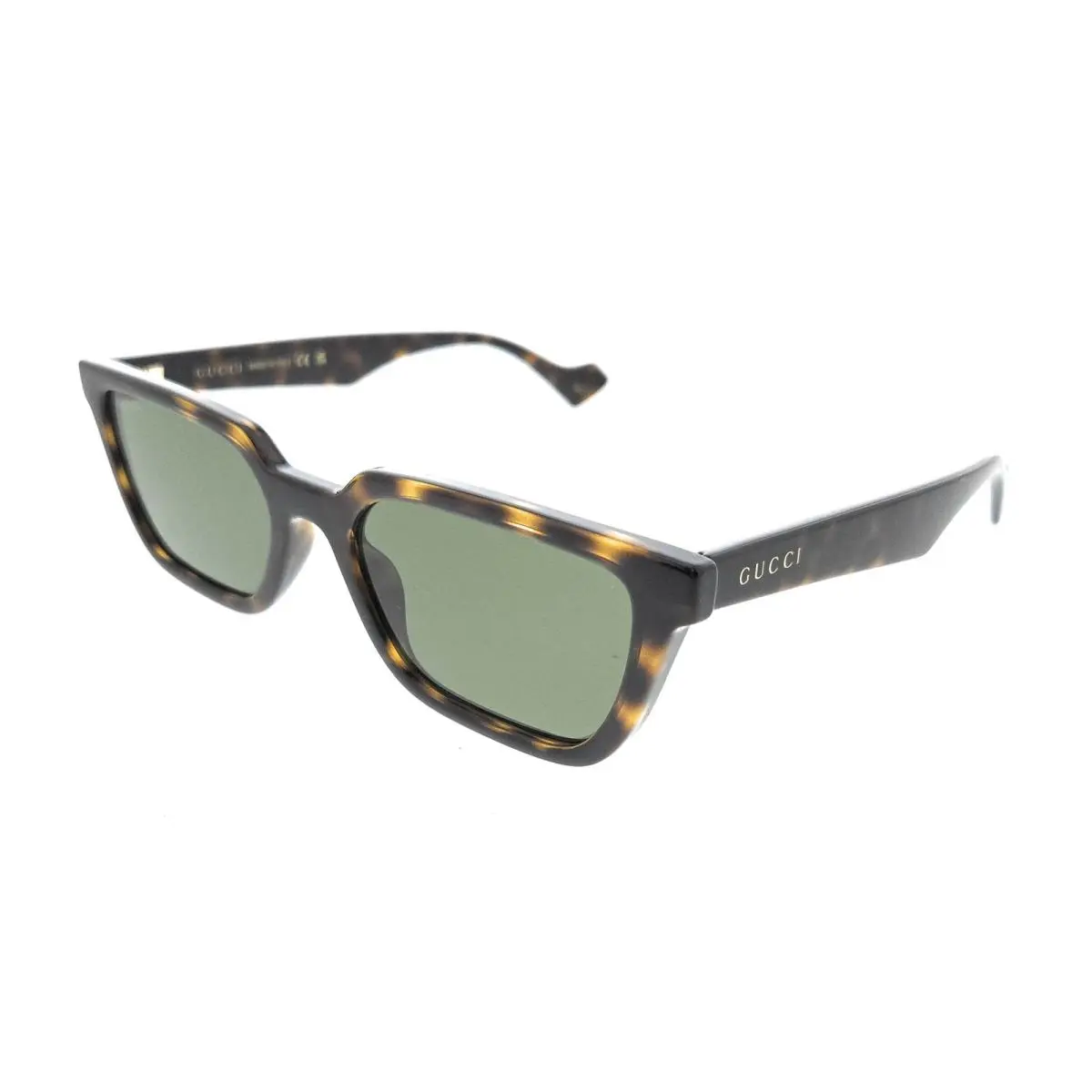 Gucci GG1539S-002 Havana Square Mens Sunglasses