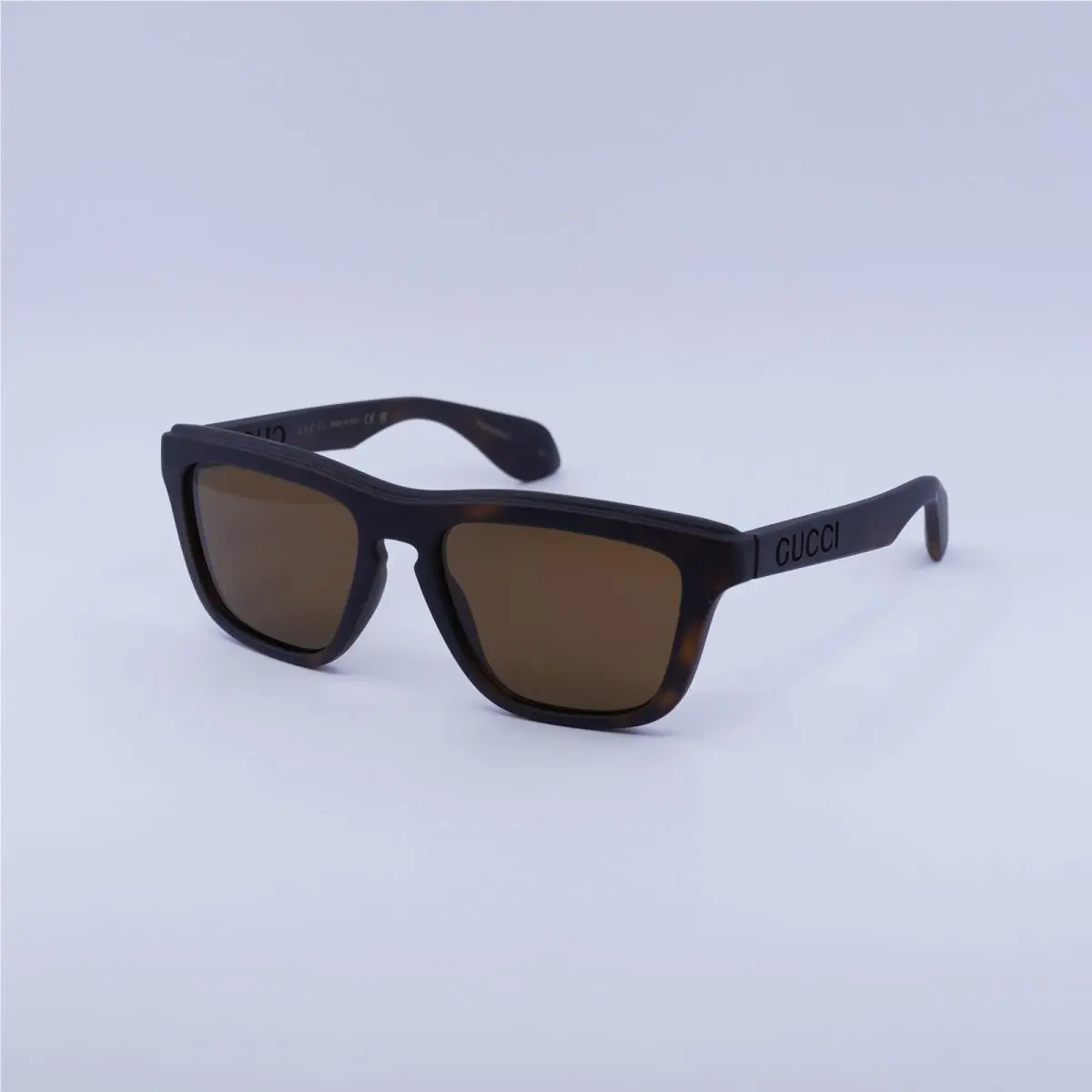 GG1571S 002 Matte Dark Havana/brown 55-18-145 Sunglasses by Gucci