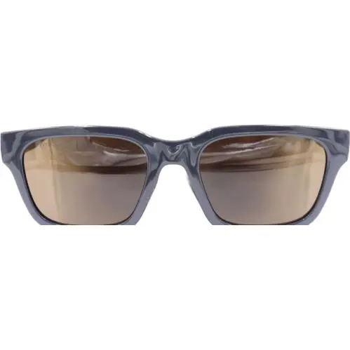 Gucci Men`s Shiny Gray Sunglasses Brown Lens GG1857SK 004 55