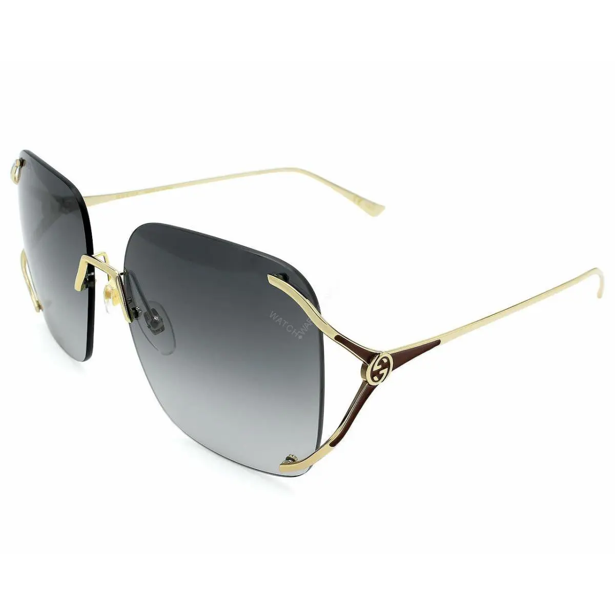 Gucci Gray Gradient Lens 60-135mm Women`s Sunglasses GG0646S 001