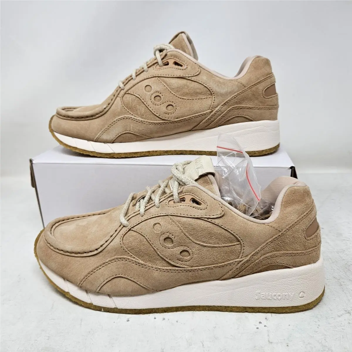 Saucony Shadow 6000 Casual Comfy Athletic Shoes / Sand Gum / S70706-1 / Men`s 9