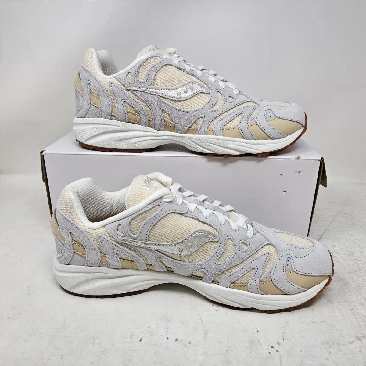 Saucony shoes - Saucony Grid Azura 2000 - Grid Azura - S70708-2 - Undyed / Ecru (UPC: 195018441850) 0
